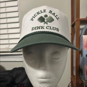 White & Green Trucker Hat